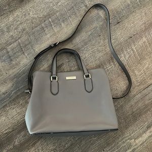Grey kate spade purse